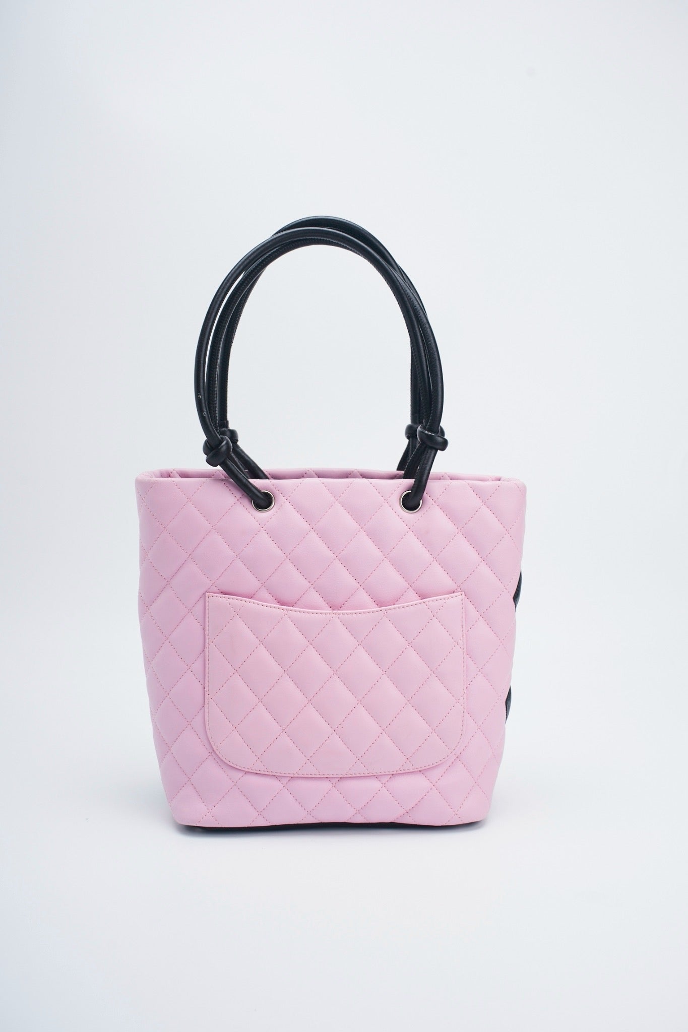 Chanel cambon mini tote pink