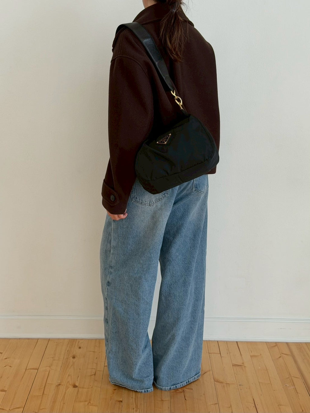 Prada nylon shoulder bag