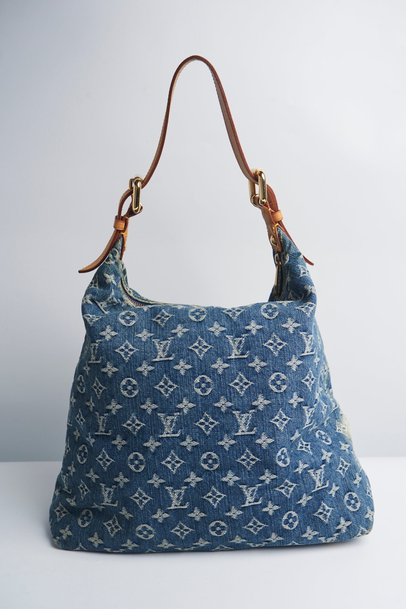 Louis vuitton denim shoulder bag