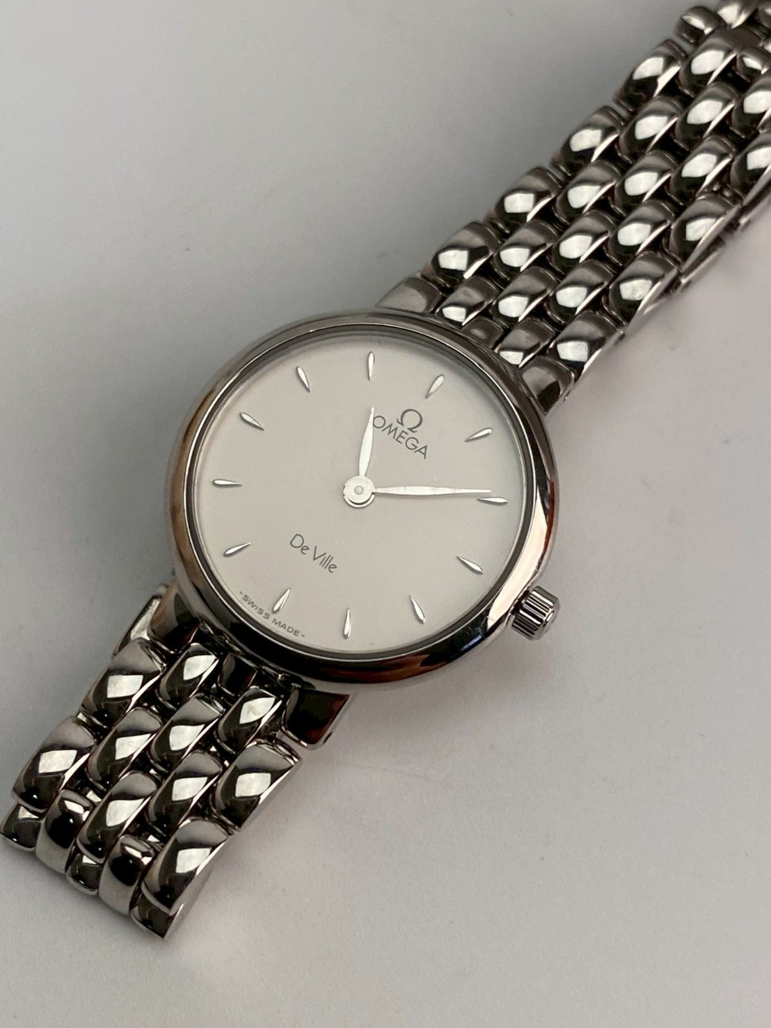 Omega diville white dial stainless c.1069