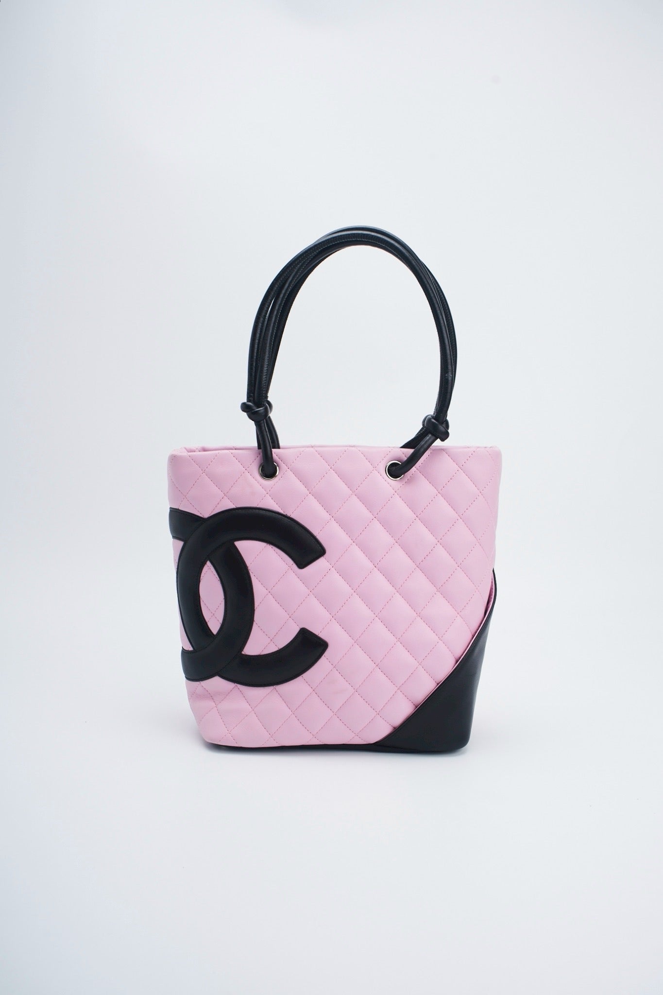 Chanel cambon mini tote pink