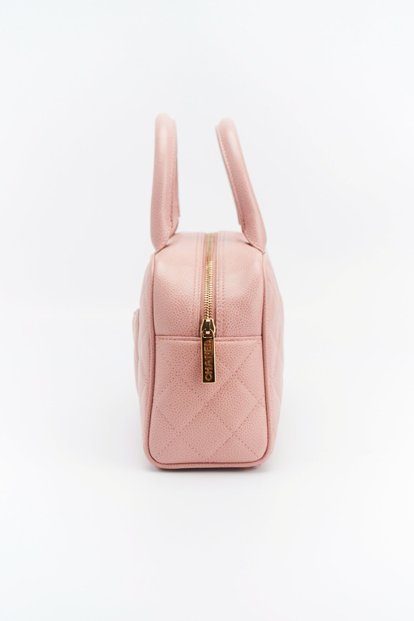 Chanel mini boston pink