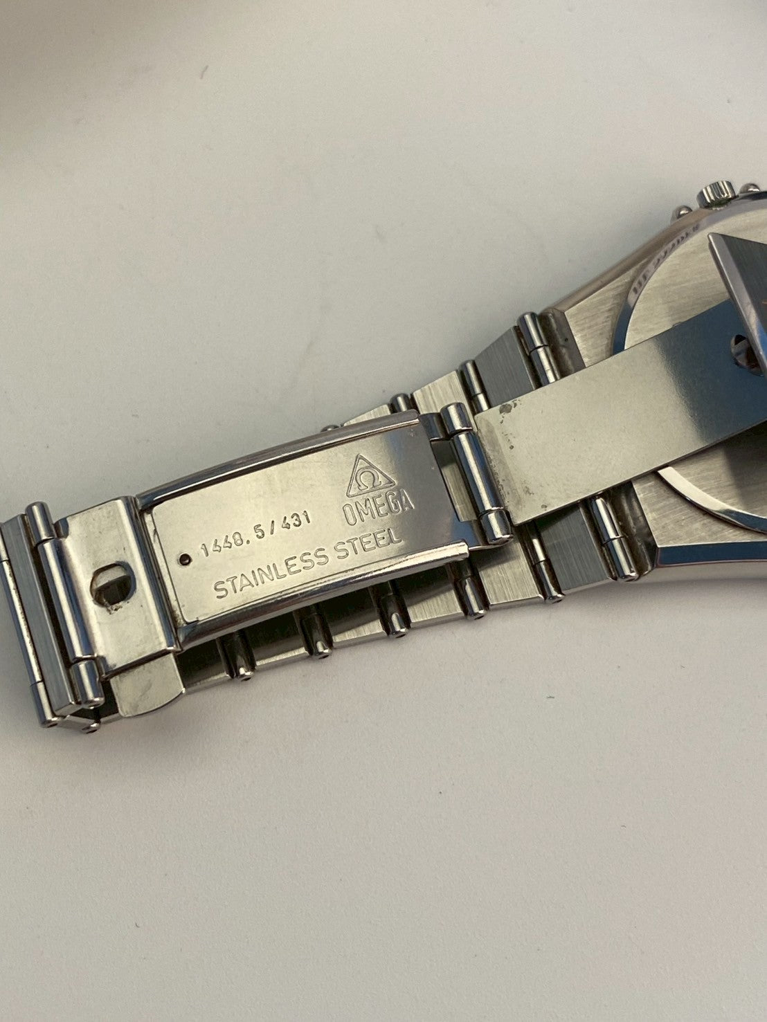 Omega  constellation stainless steel gray dial