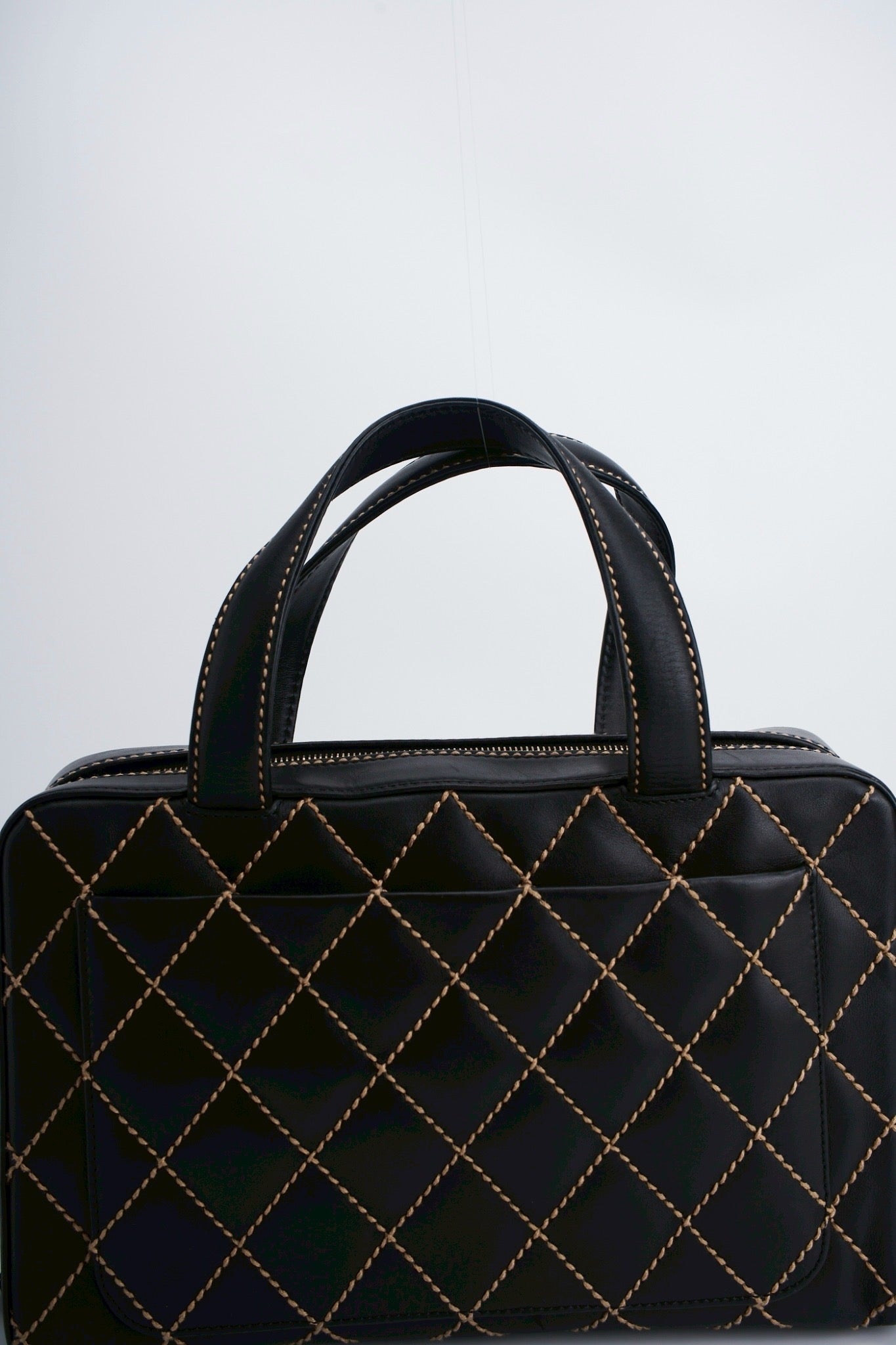 Chanel quilted hand bag