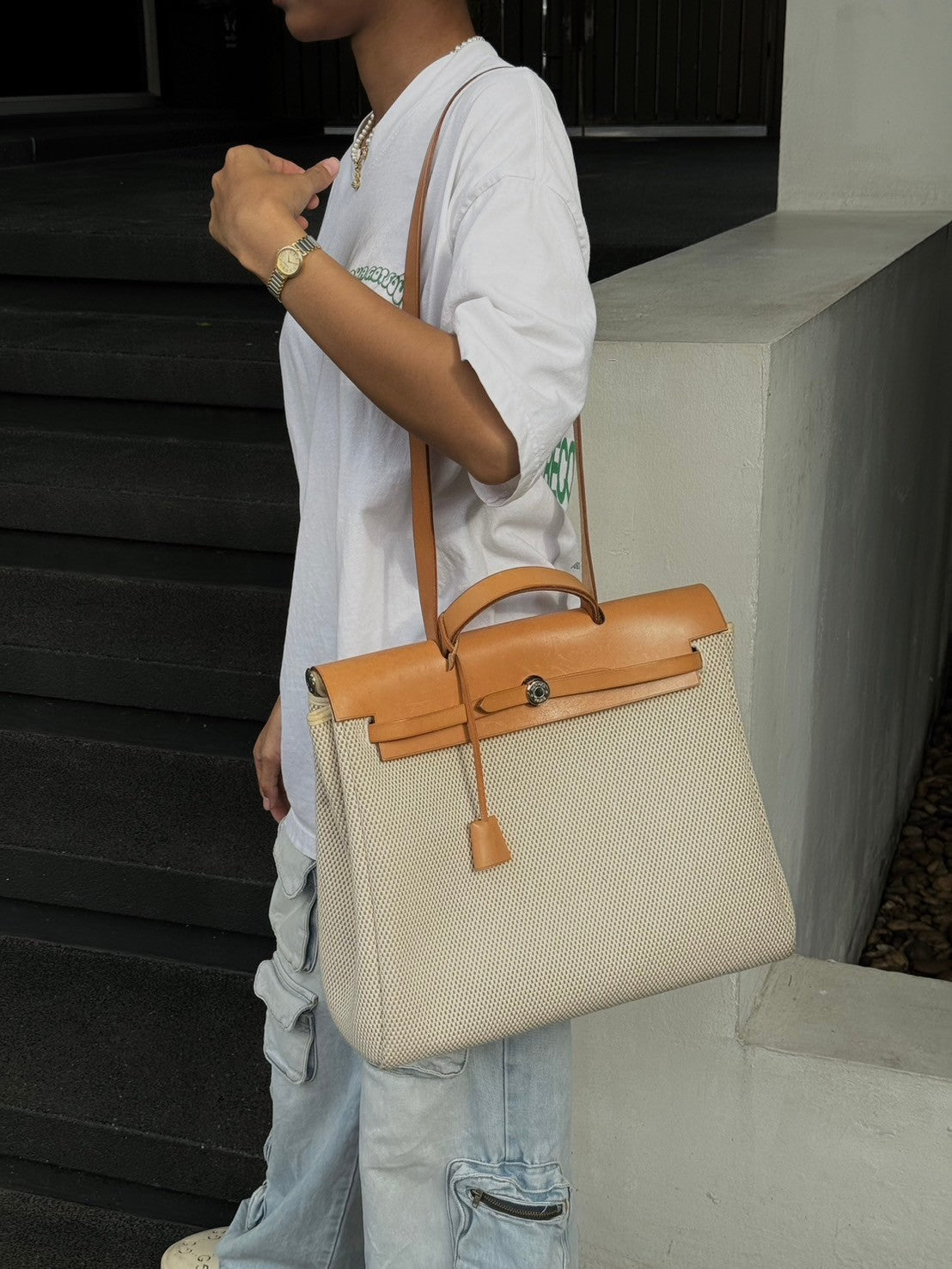 Hermes Herbag"39/49  [vintage]