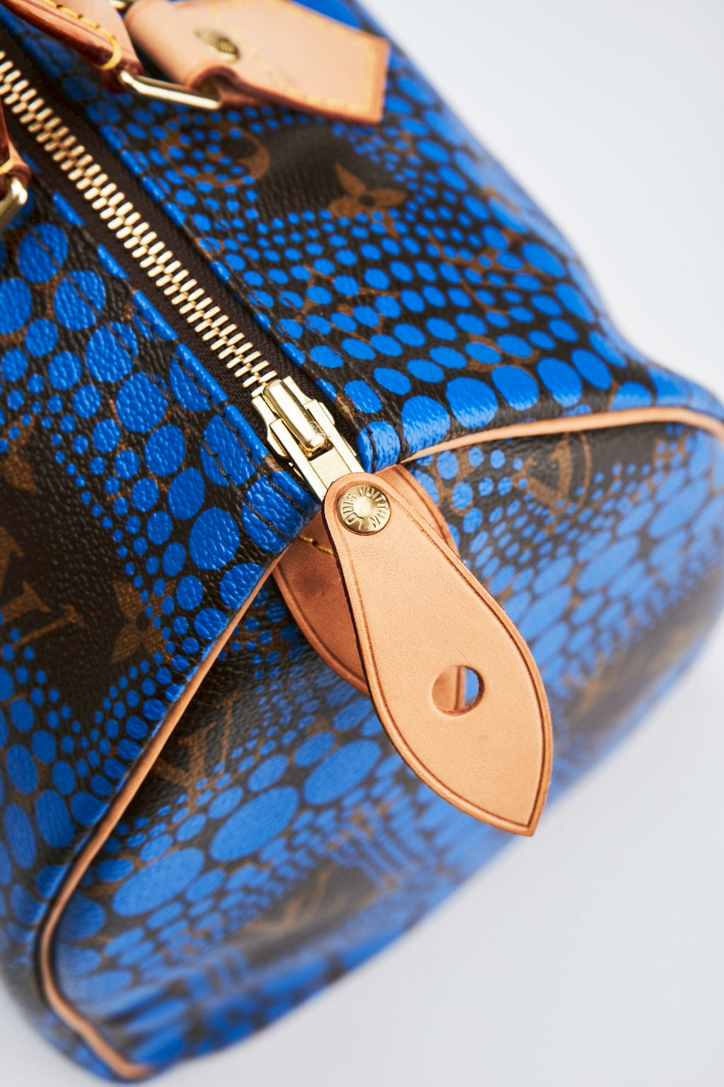 Louis Vuitton Yayoi Kusama speedy blue 30”