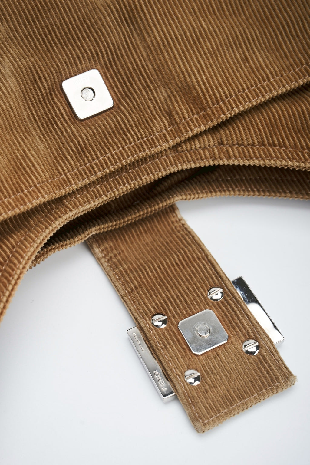 Fendi denim F shoulder