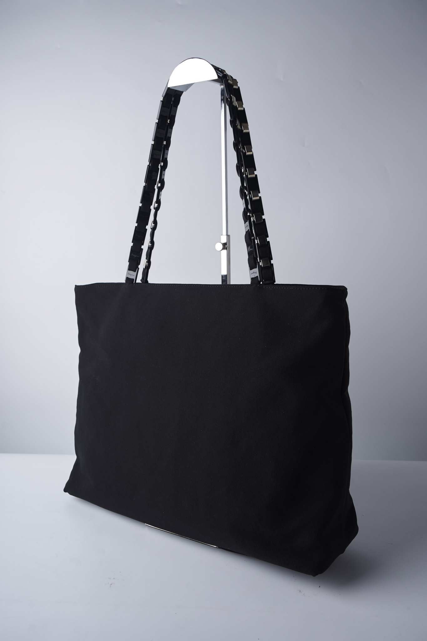 Ferragamo Fabric Chain Bag