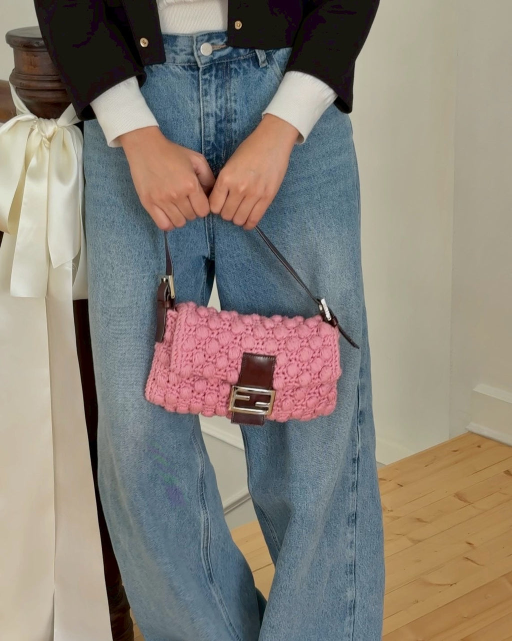 Fendi Baguette Crochet Bag