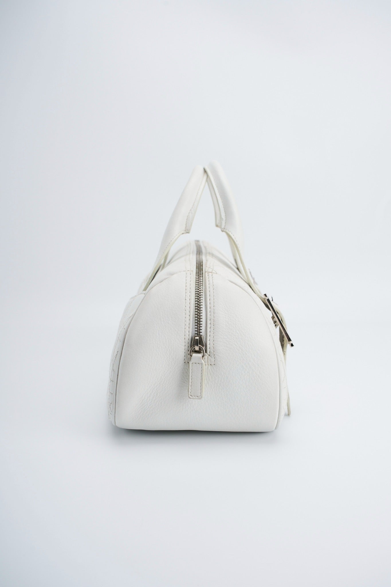 Dior logo white handbag