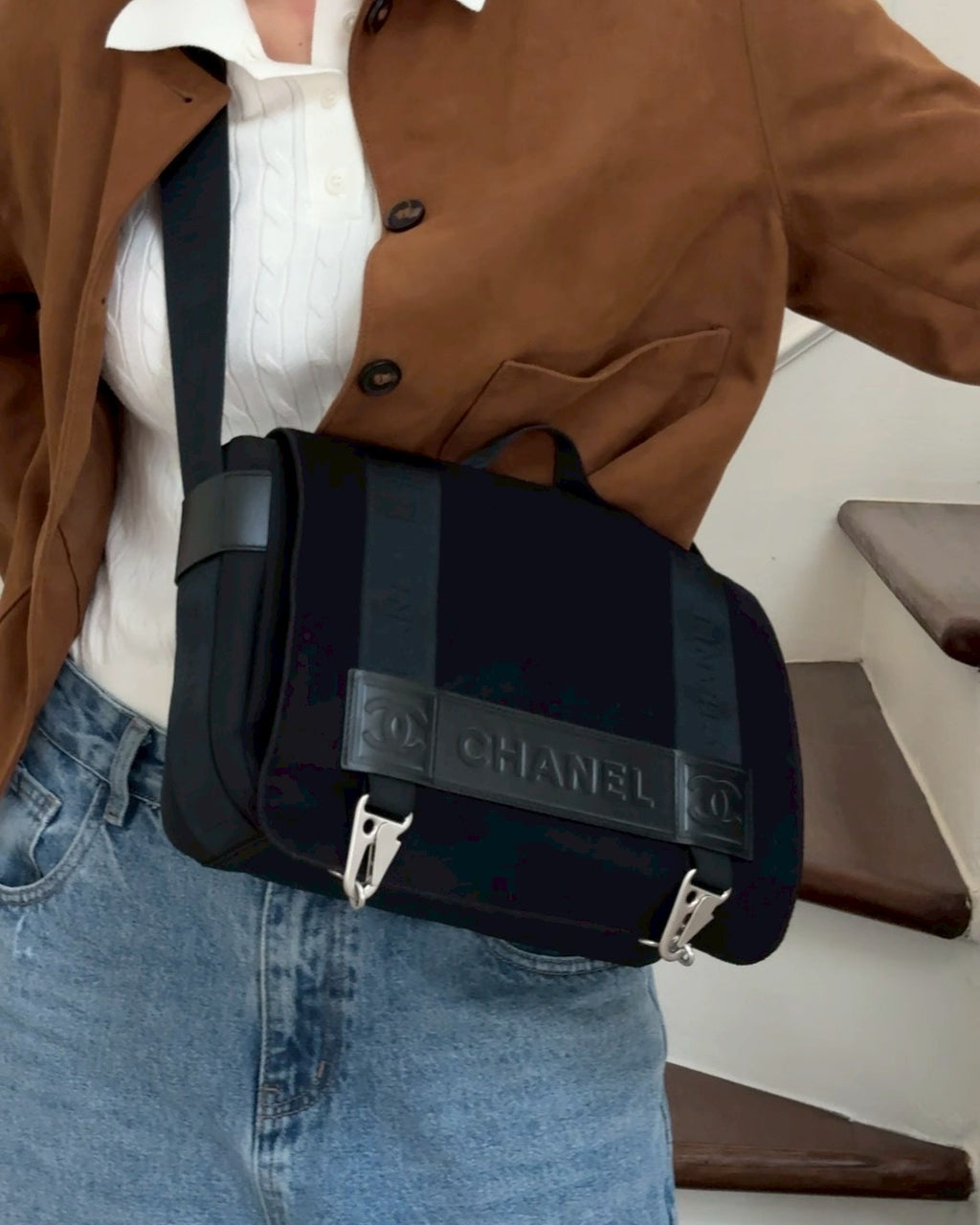Chanel nylon crossbody