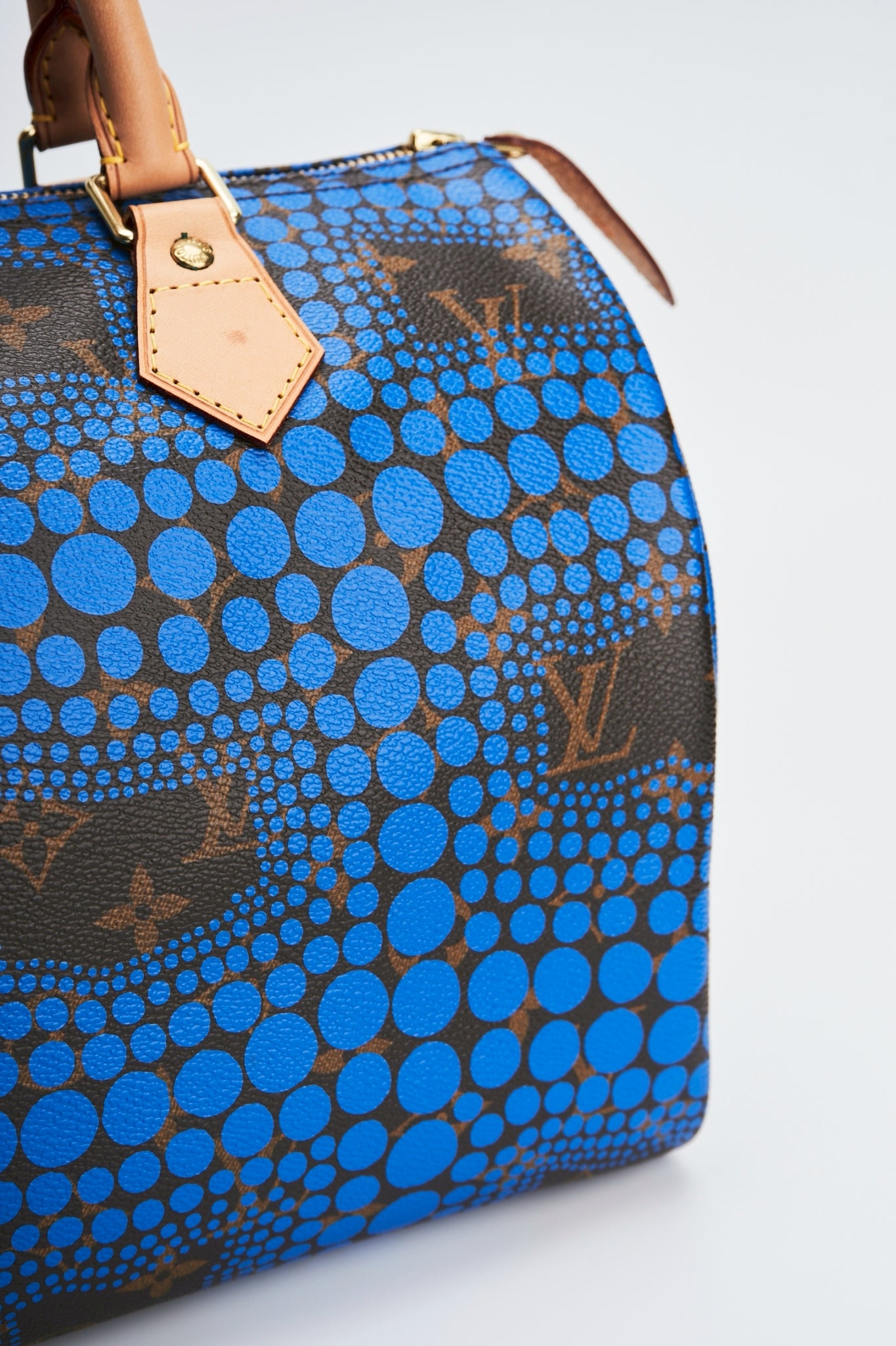 Louis Vuitton Yayoi Kusama speedy blue 30”