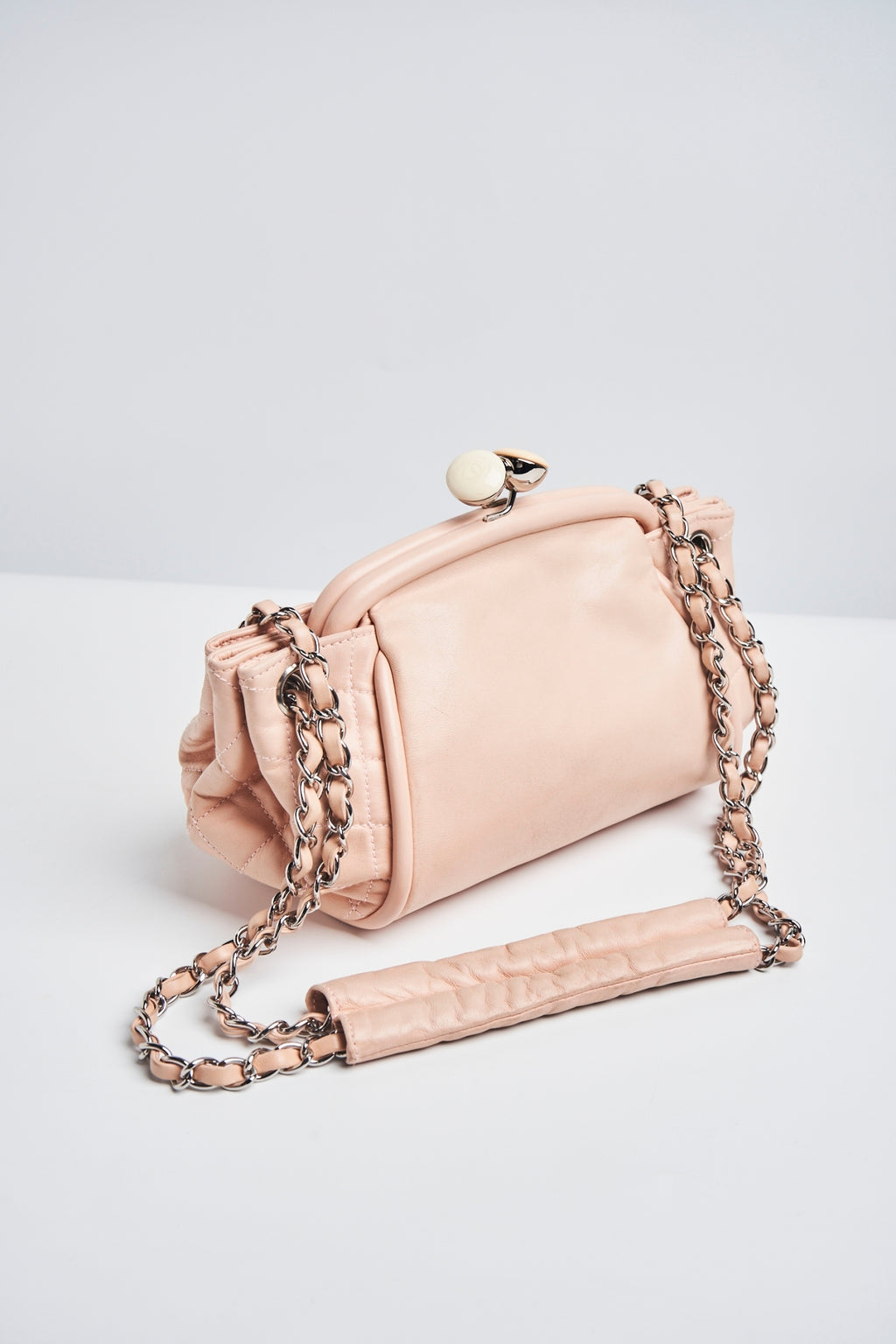 Chanel pink lambskin