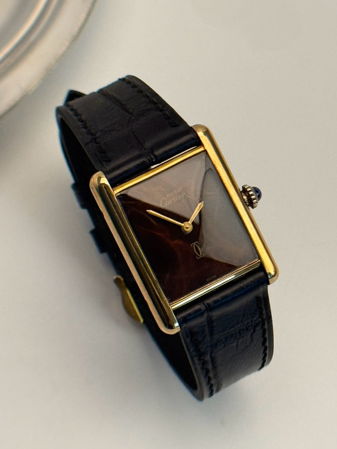 Cartier Tank Must Brown Dial