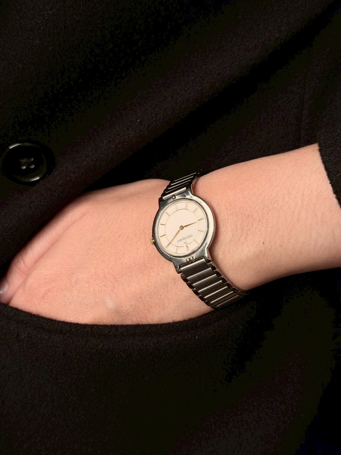 ysl white dial c.0937