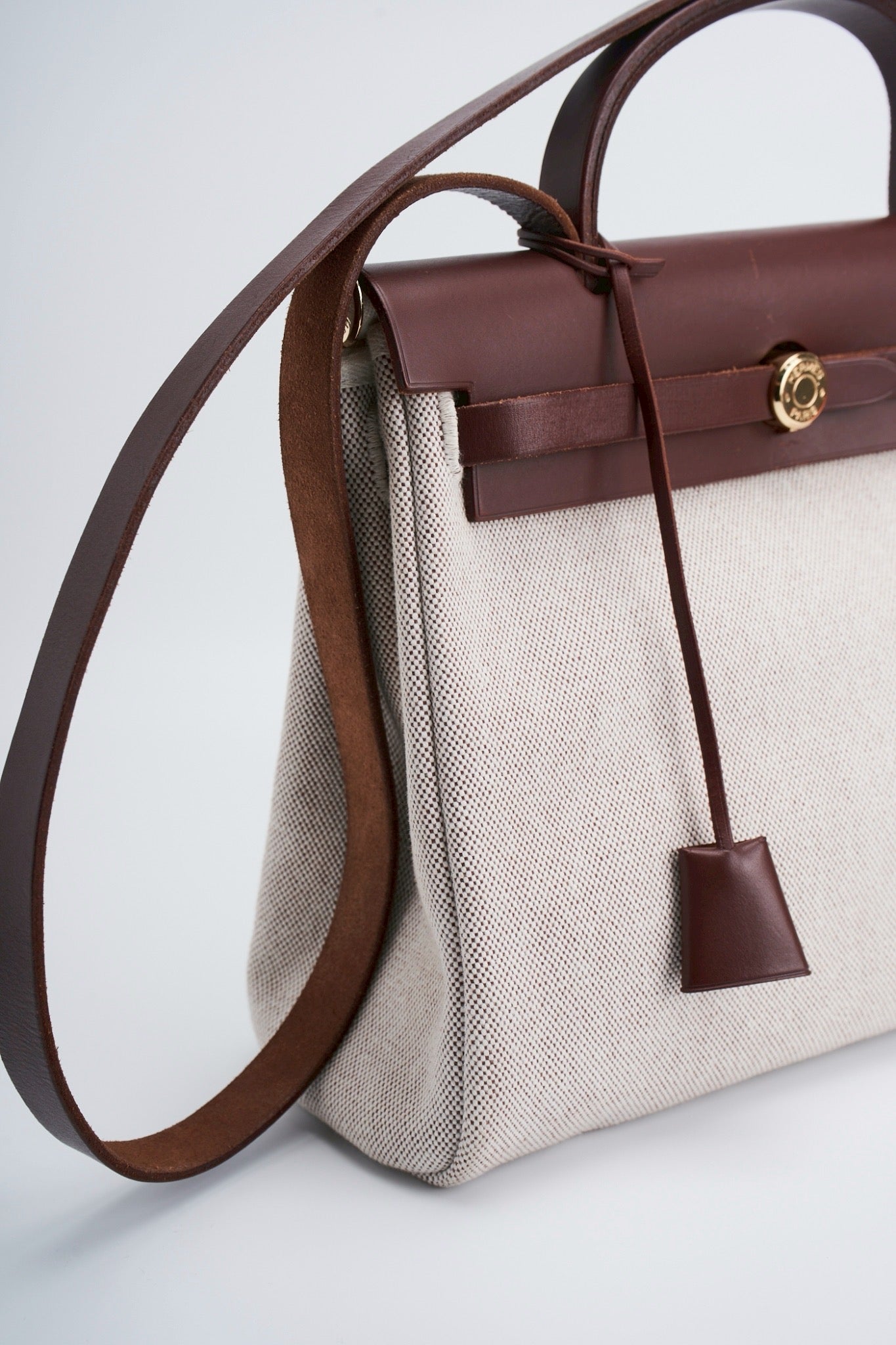 Hermes herbag31 redbrown