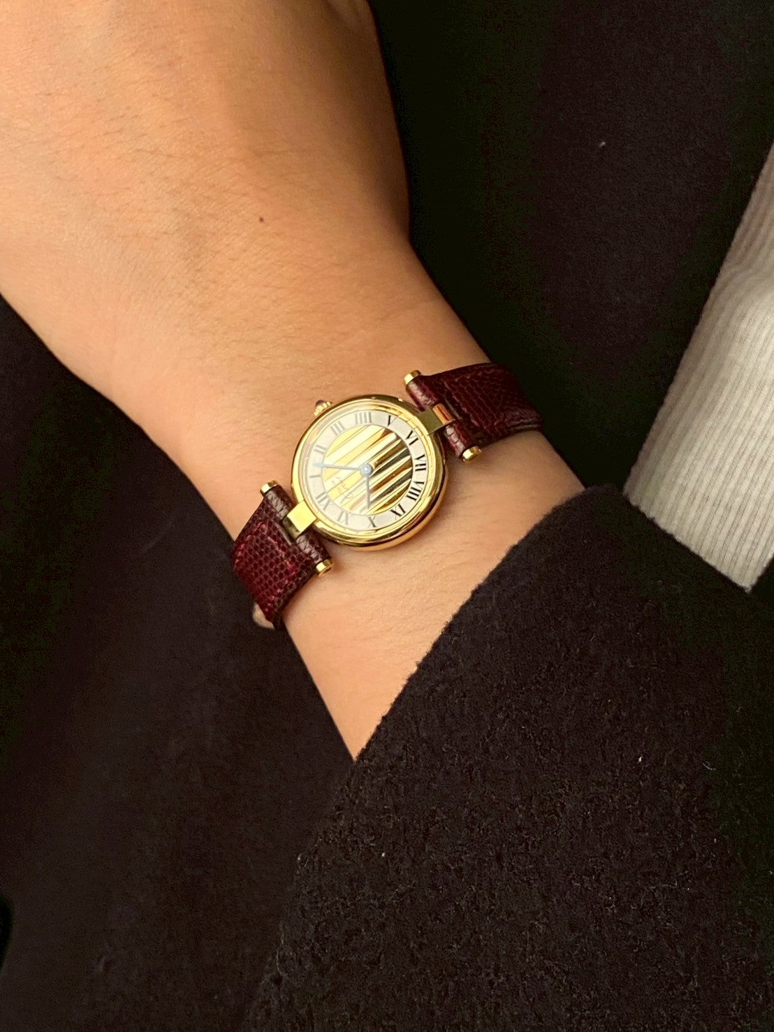 Cartier color dial argent cilcle c.5672