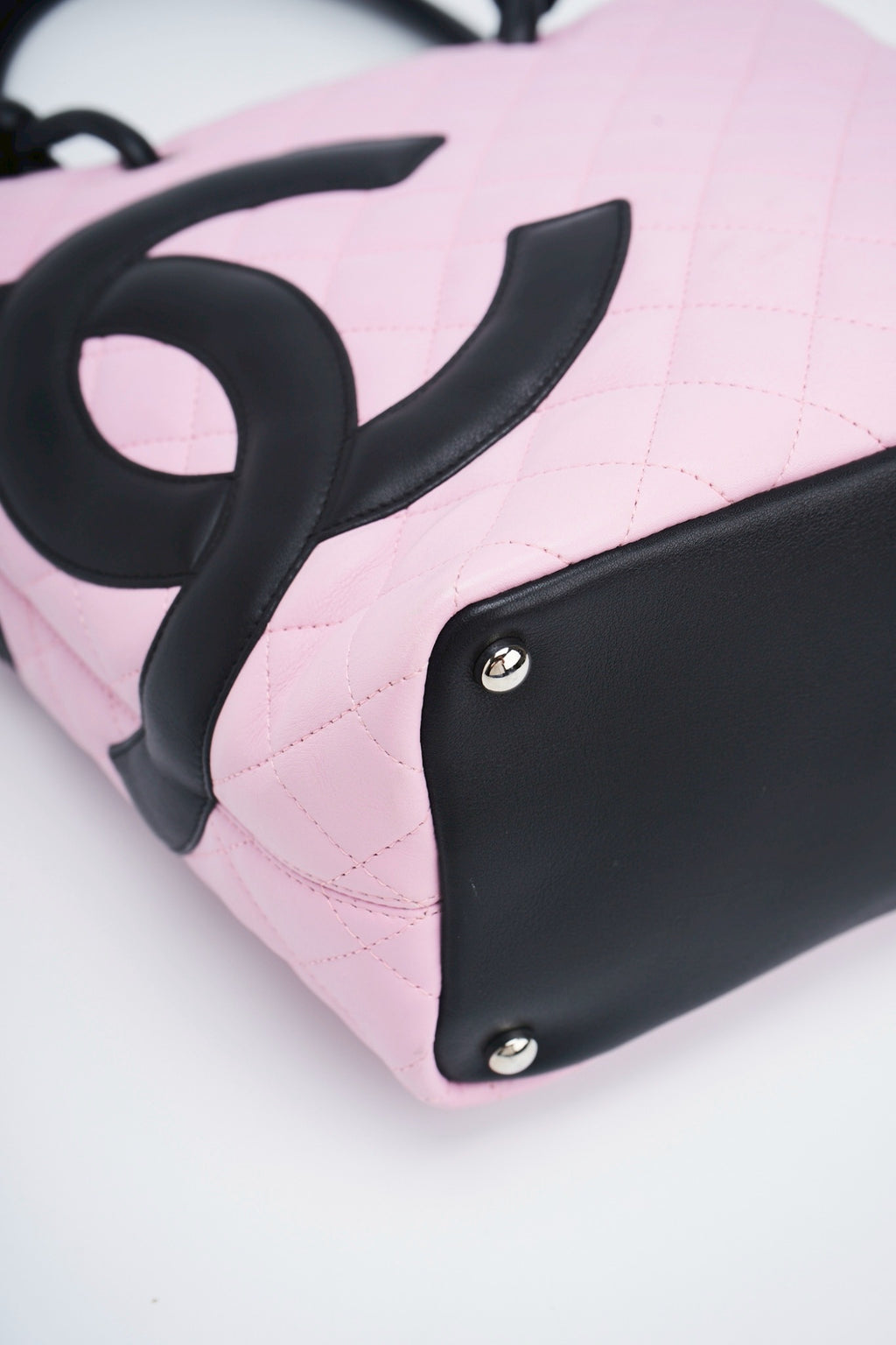 Chanel cambon mini tote pink