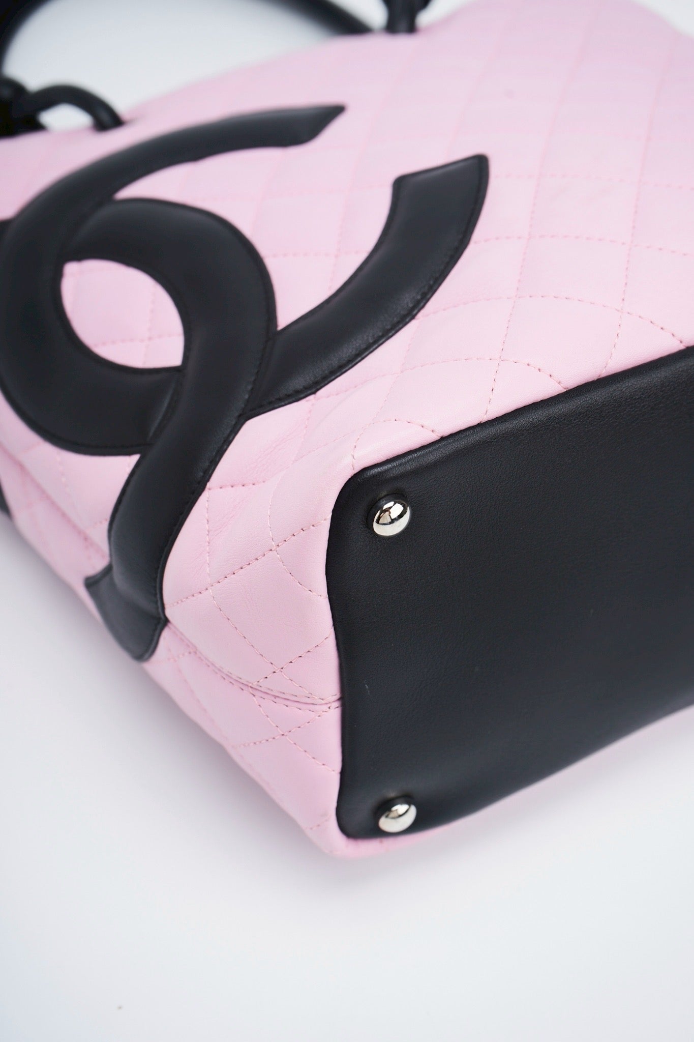 Chanel cambon mini tote pink