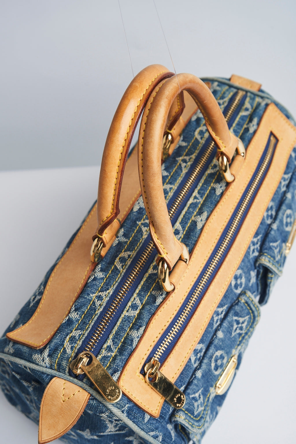 Louis vuitton denim handbag