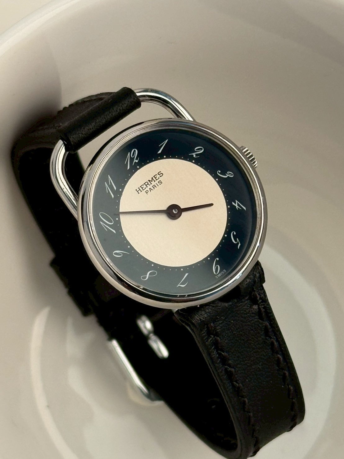 Hermes vintage black c.7805