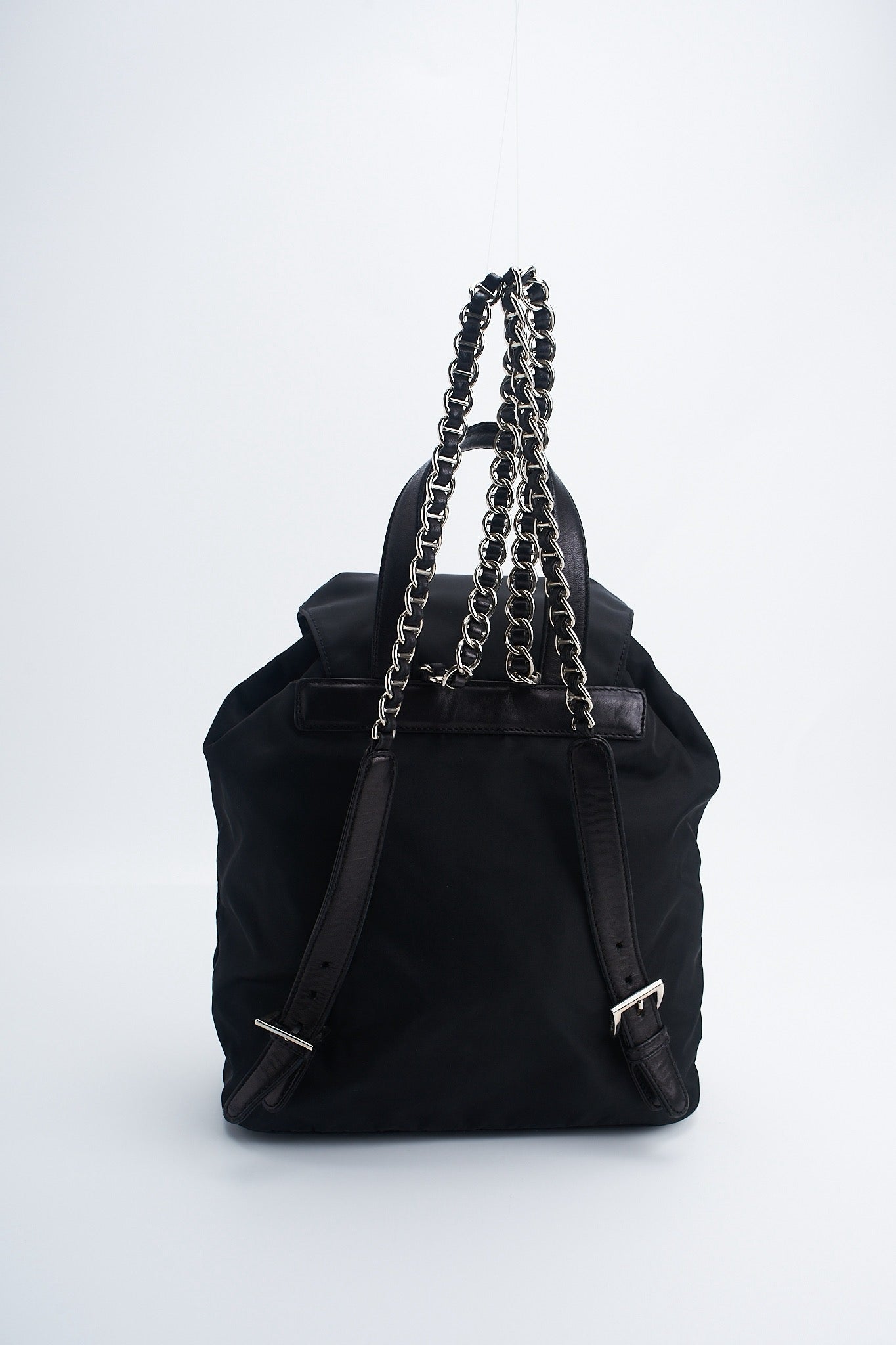 Prada backpack chain