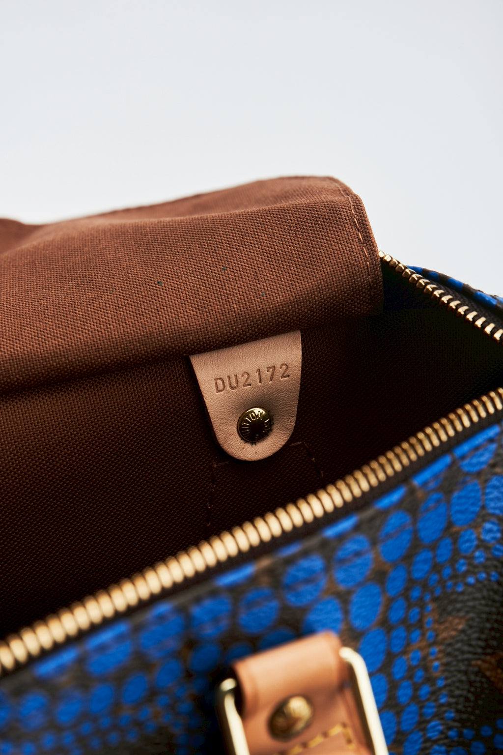 Louis Vuitton Yayoi Kusama speedy blue 30”