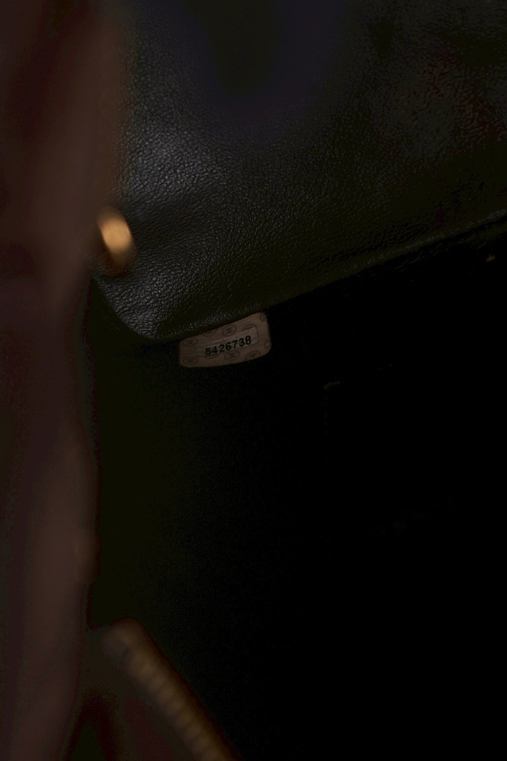 Chanel velvet medallion tote