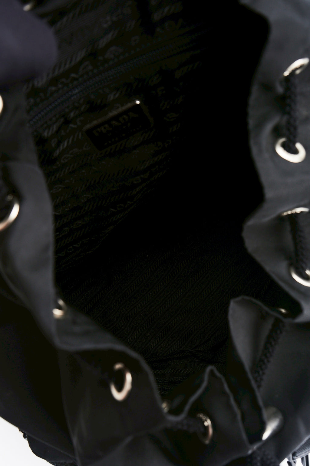 Prada nylon blackpack
