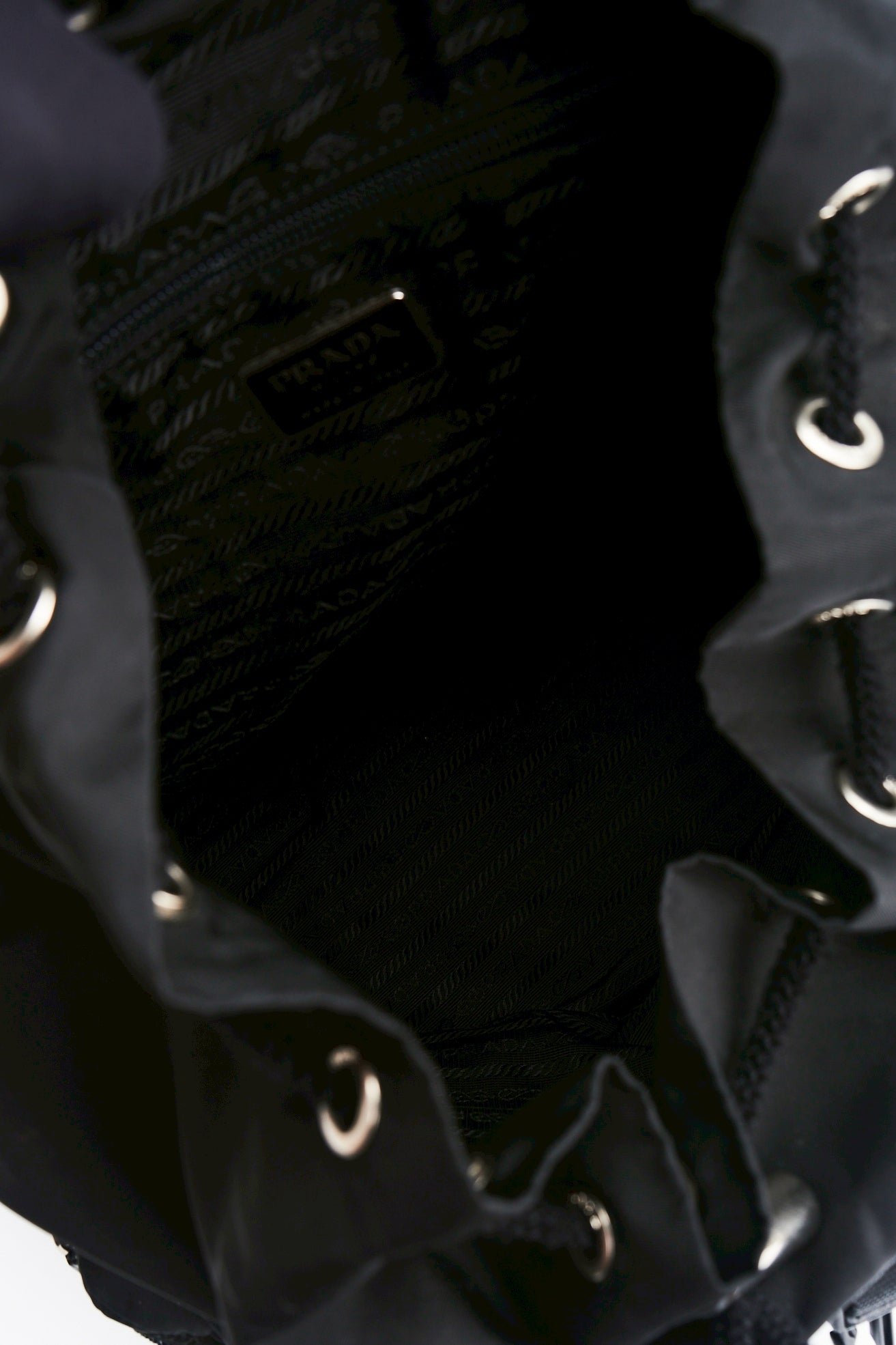 Prada nylon blackpack