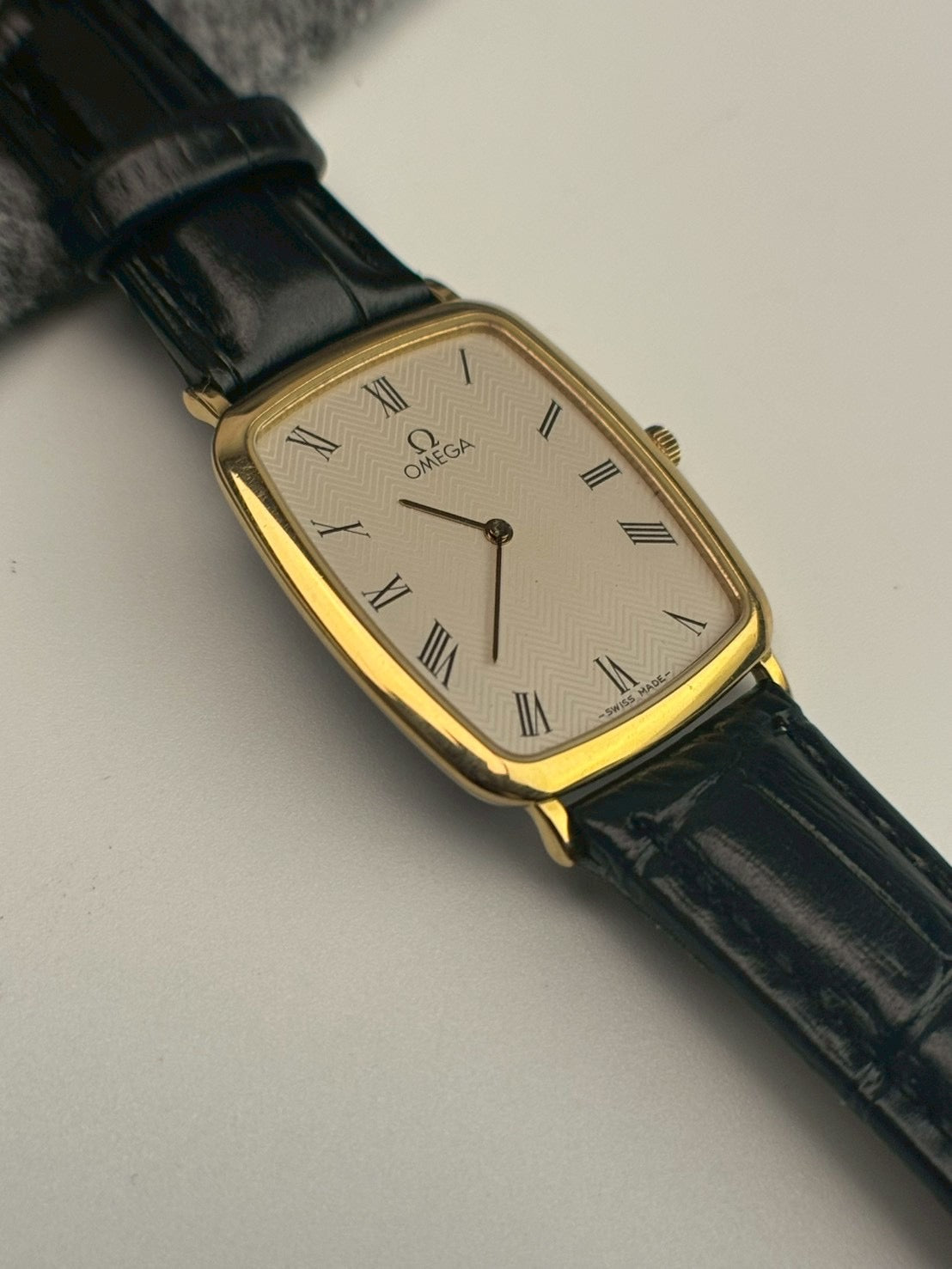 Omega deville chevron dial