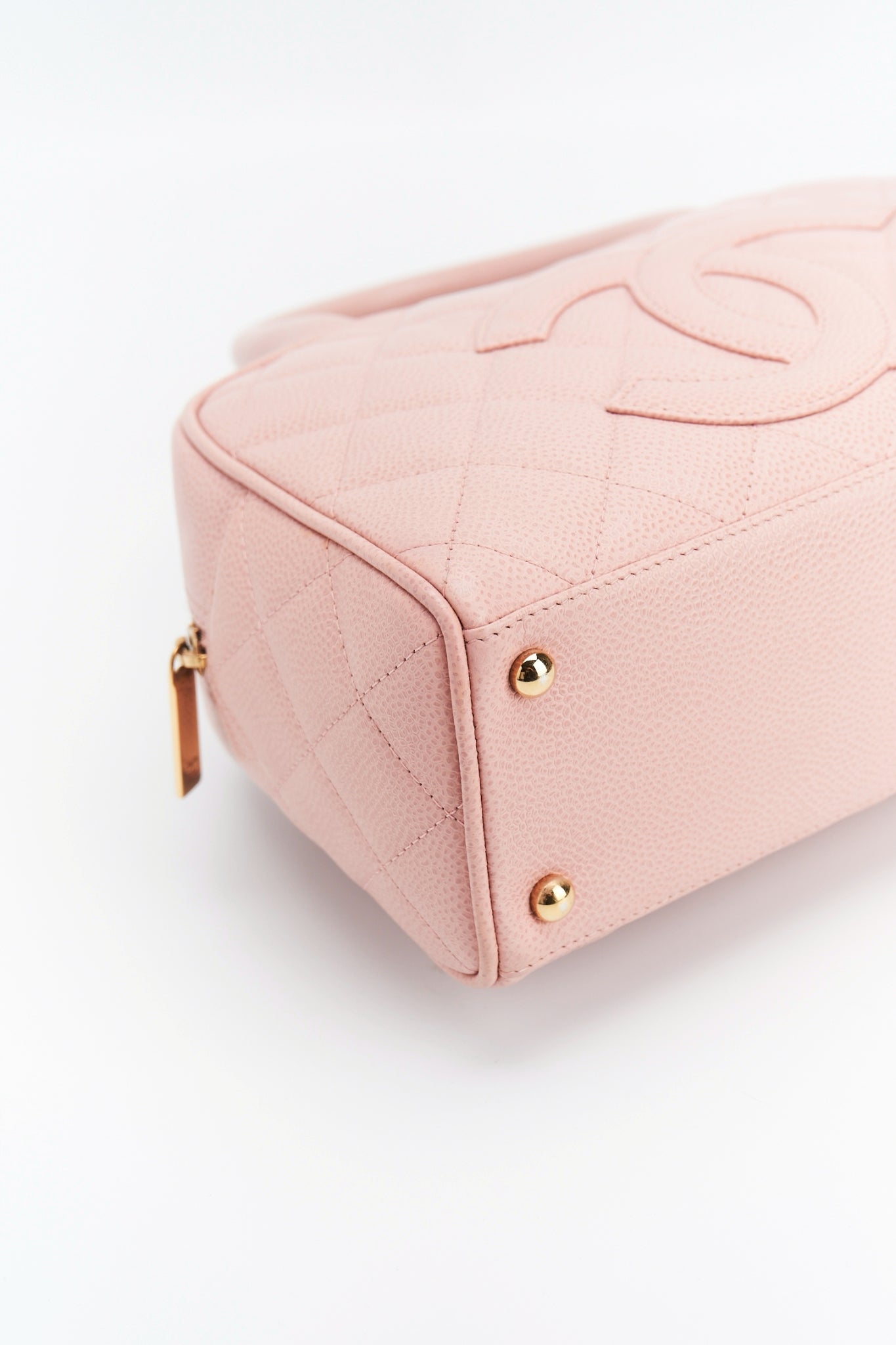 Chanel mini boston pink