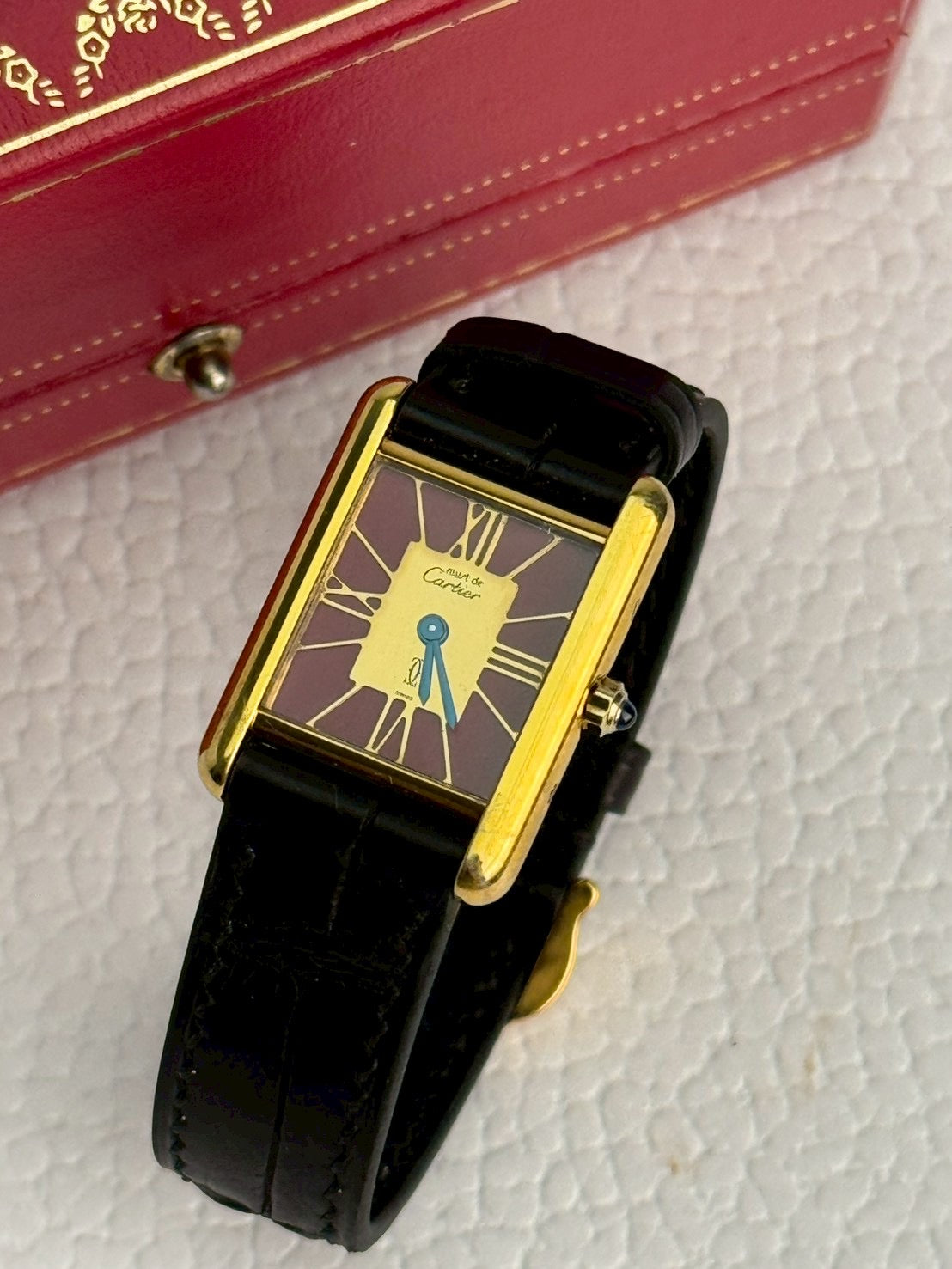 artier vermeil tank red s size. C.2251