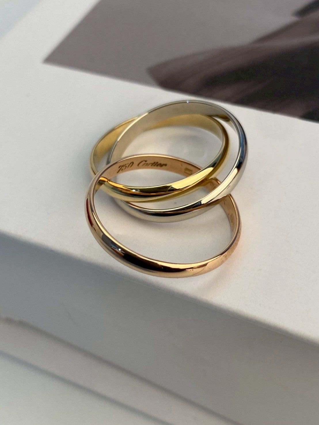 Cartier trinity ring classic model