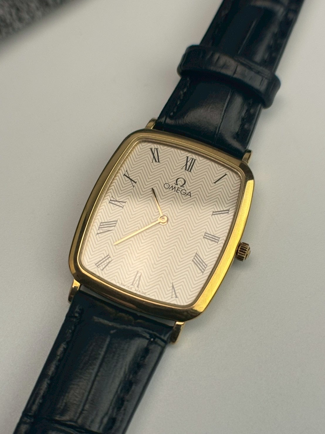 Omega deville chevron dial