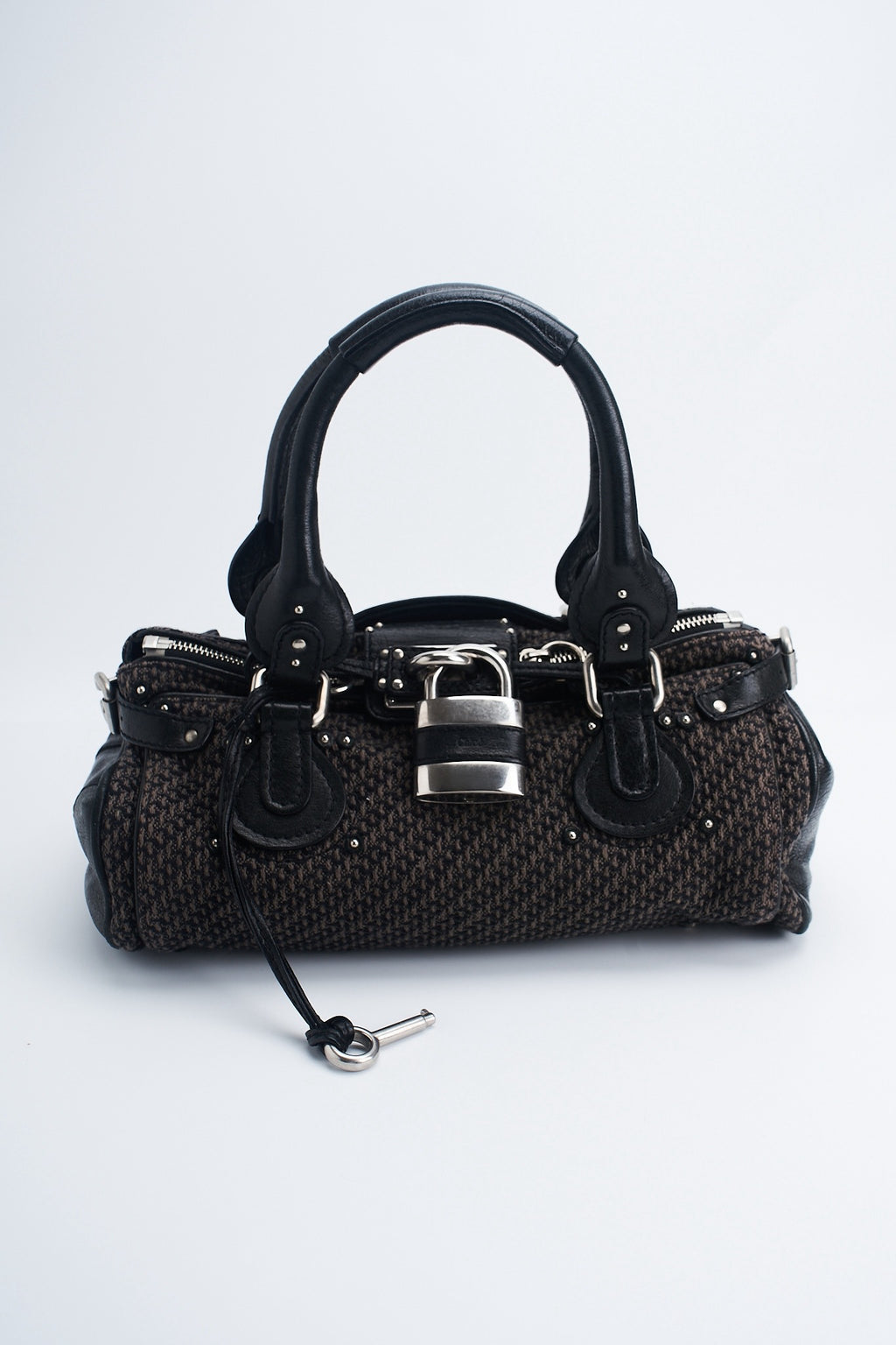 Chloe paddington tweed leather