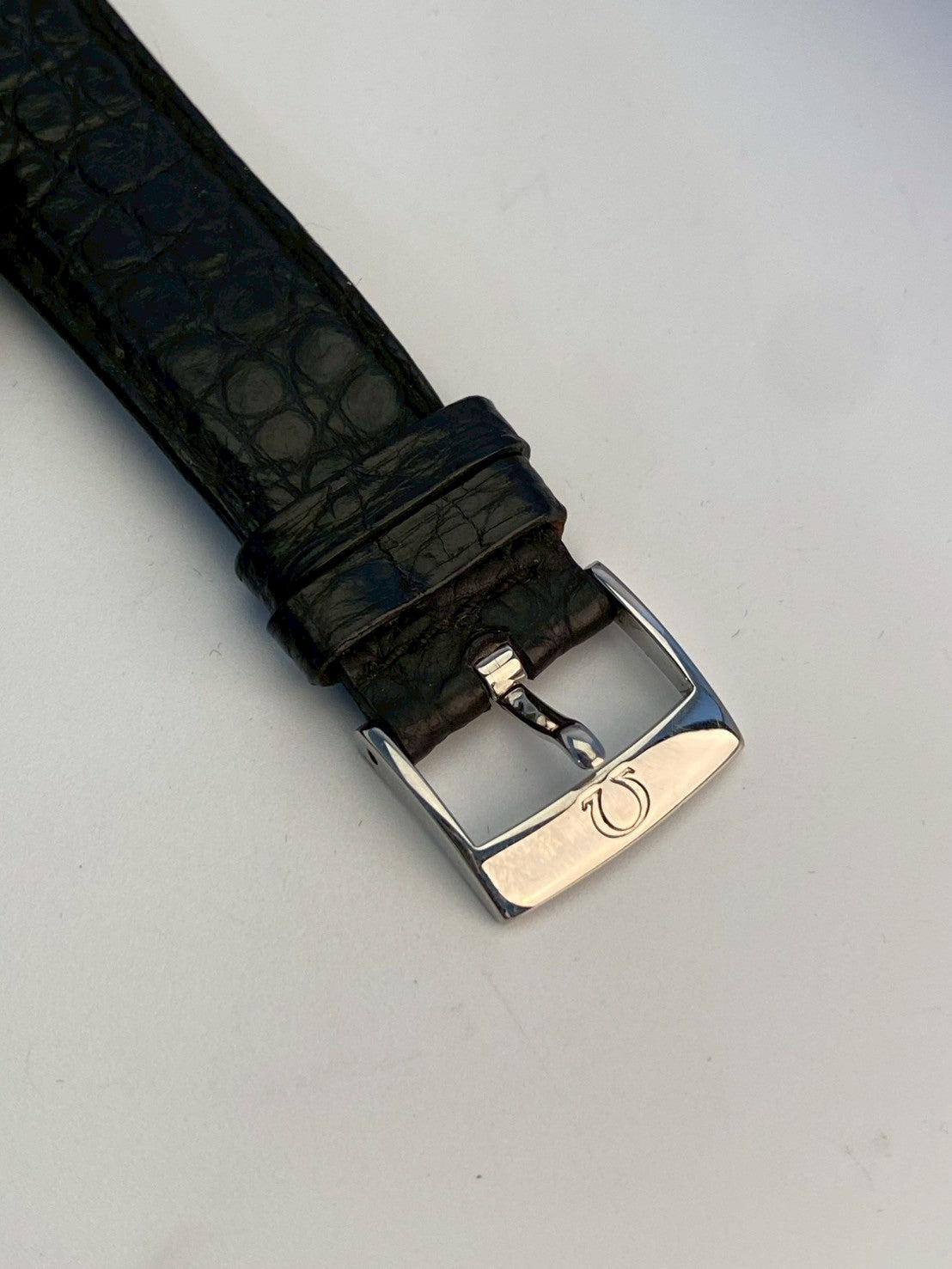 Omega deville date silver watch c.6480