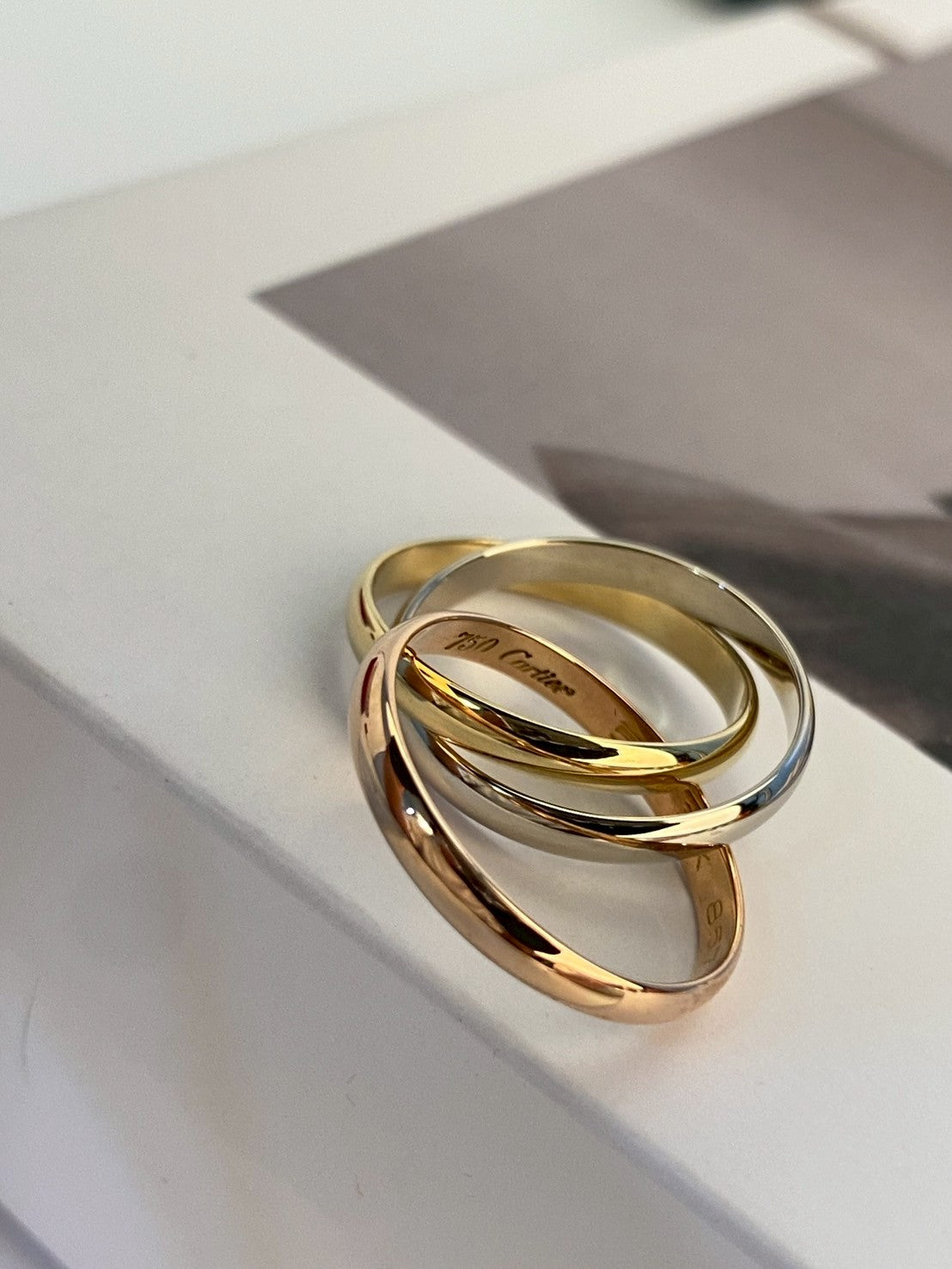 Cartier trinity ring classic model