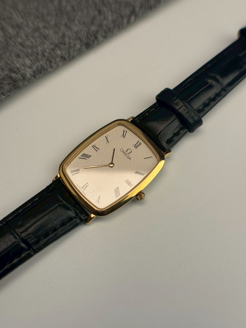 Omega deville chevron dial