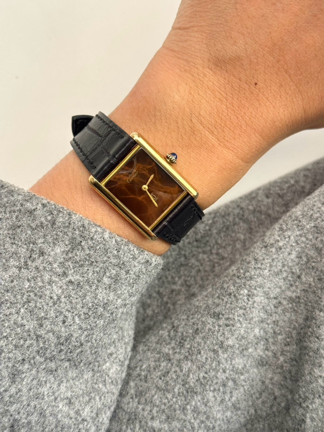 Cartier Tank Must Brown Dial