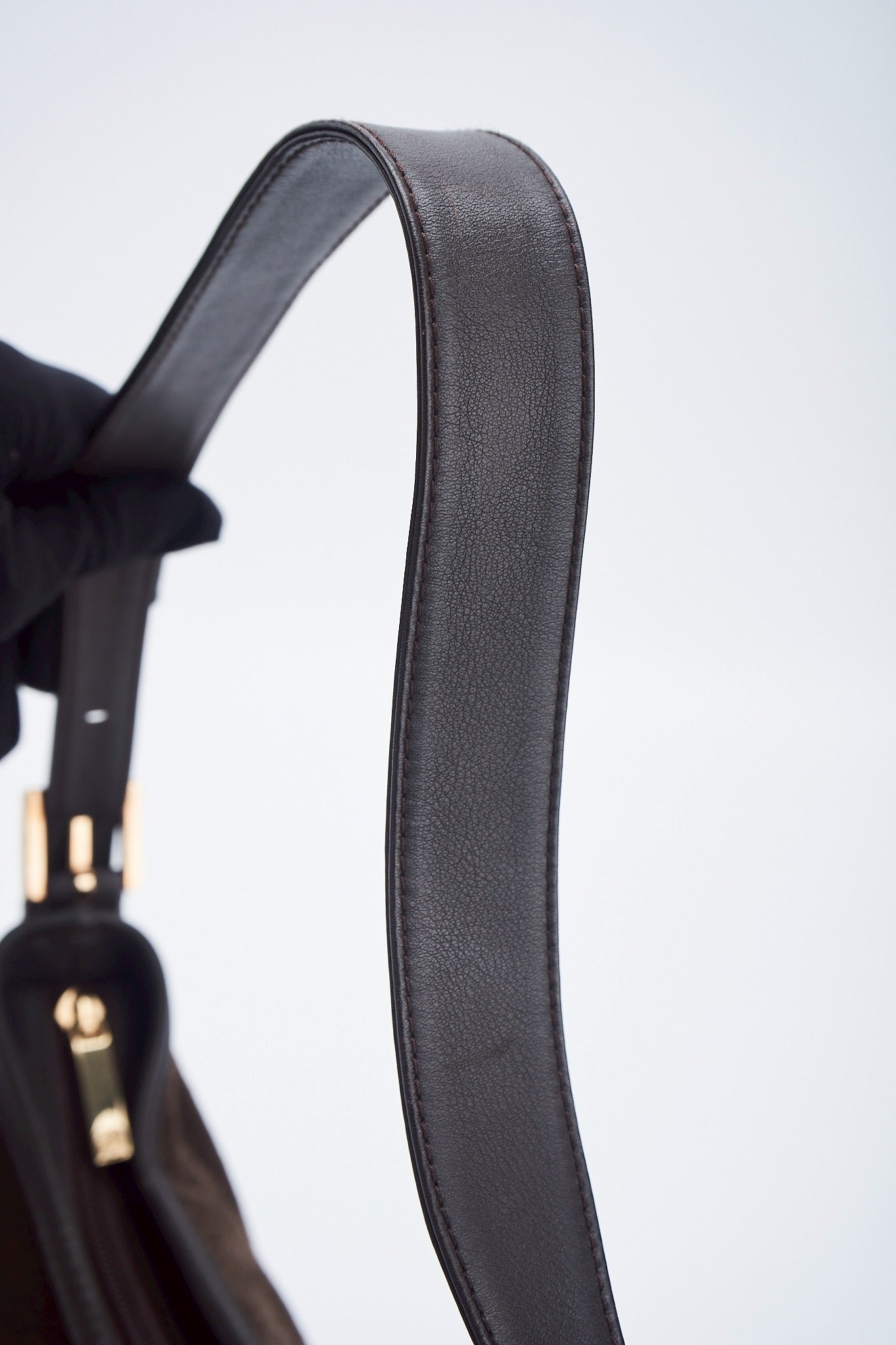 Loewe Suede Brown shoulder