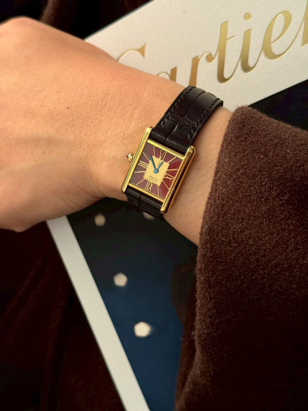 artier vermeil tank red s size. C.2251