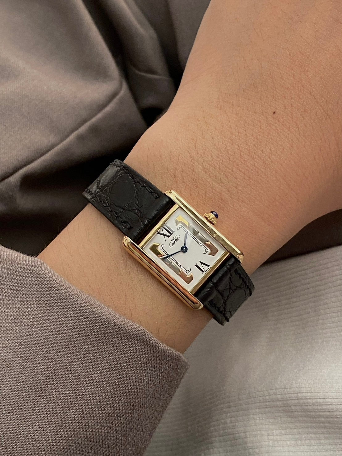 Cartier tank color sm c.7001