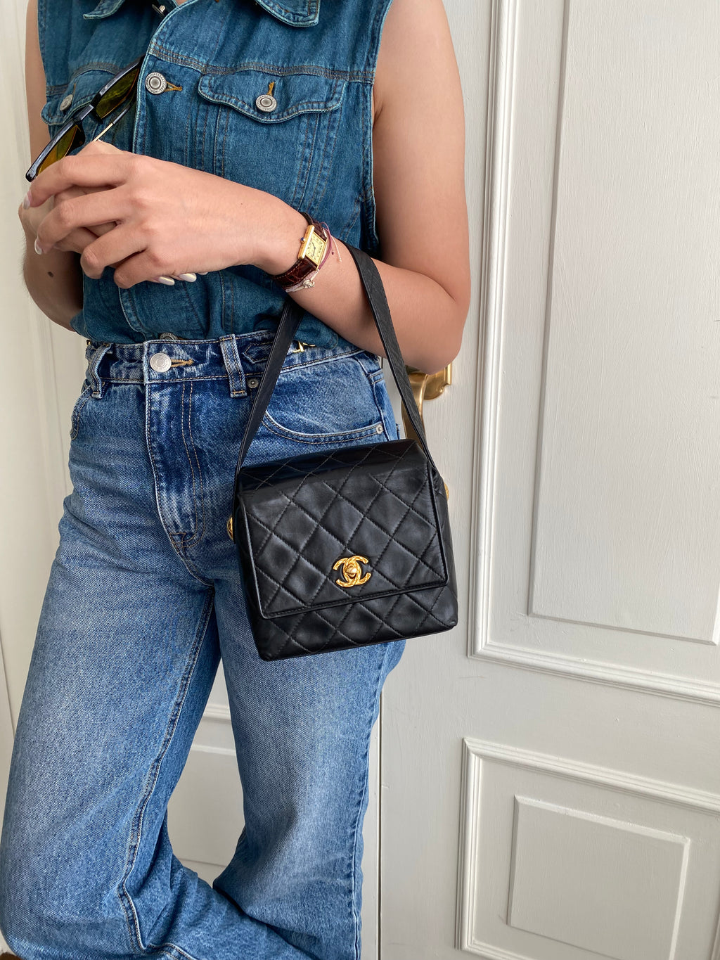 Chanel box mini lambskin