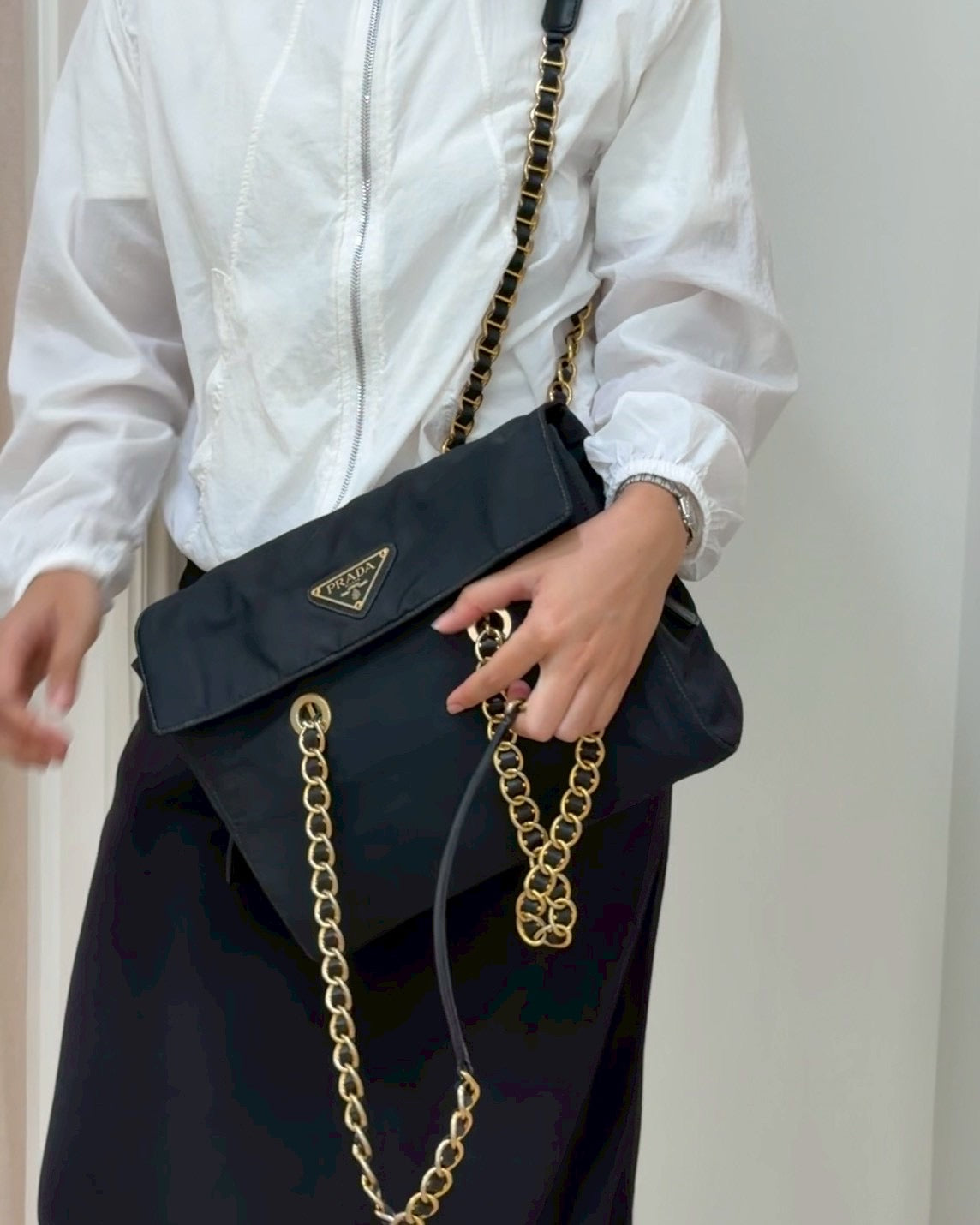 Prada nylon chain