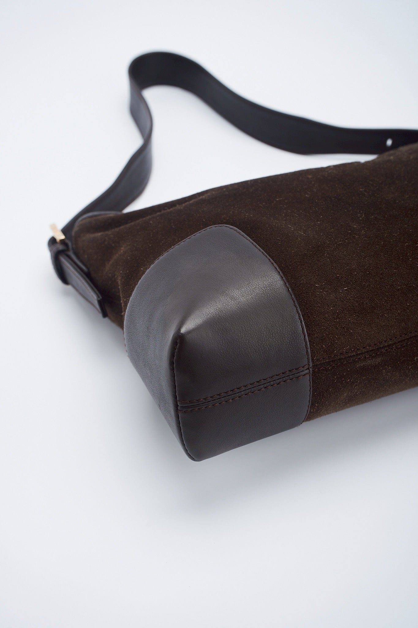 Loewe Suede Brown shoulder