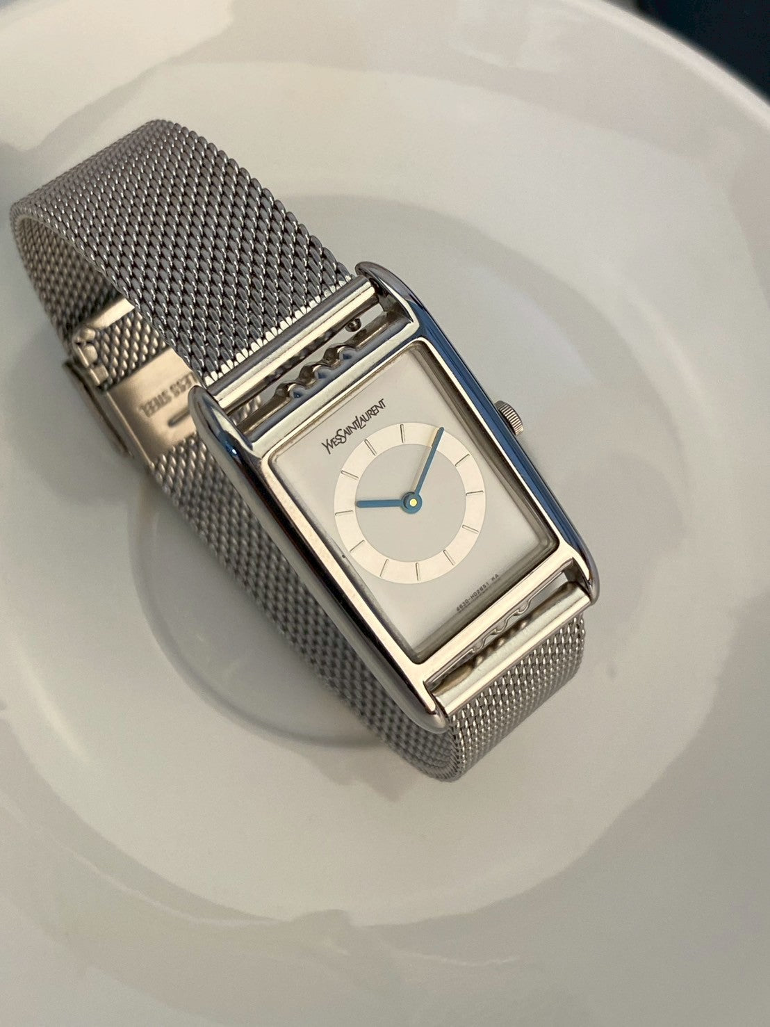 YSL stainless white dial c.0825