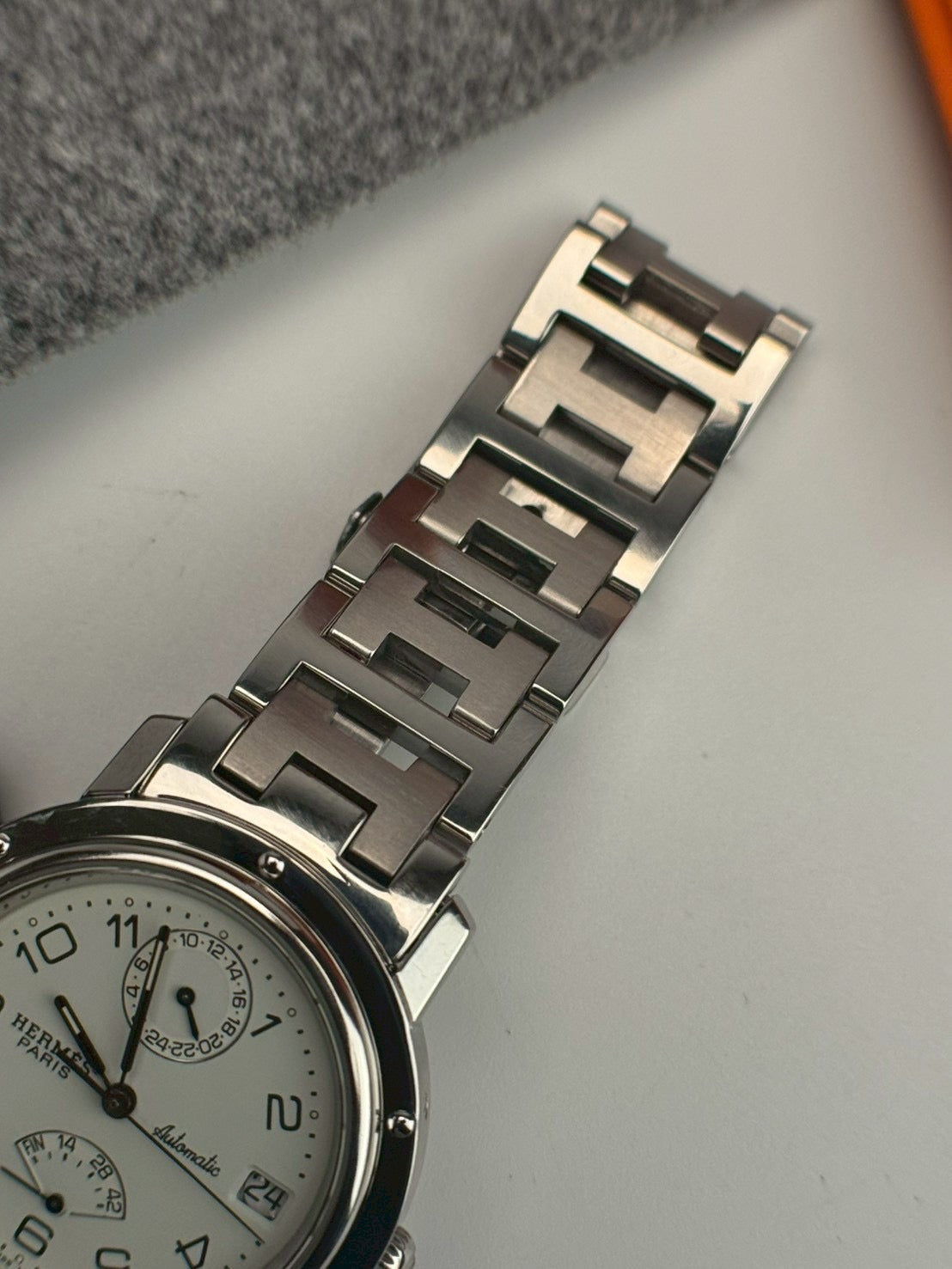 Hermes clipper chronograph c.6093
