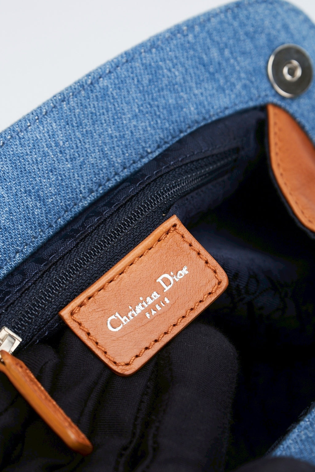 Dior detective denim floral