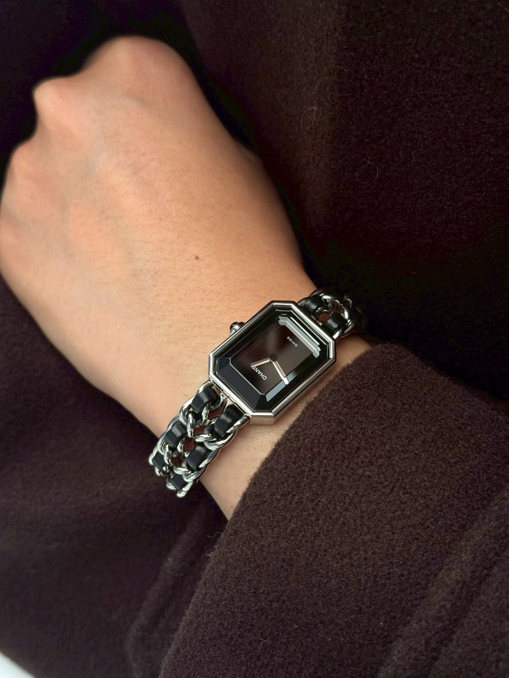 Chanel Premiere silver Lsize c.1607
